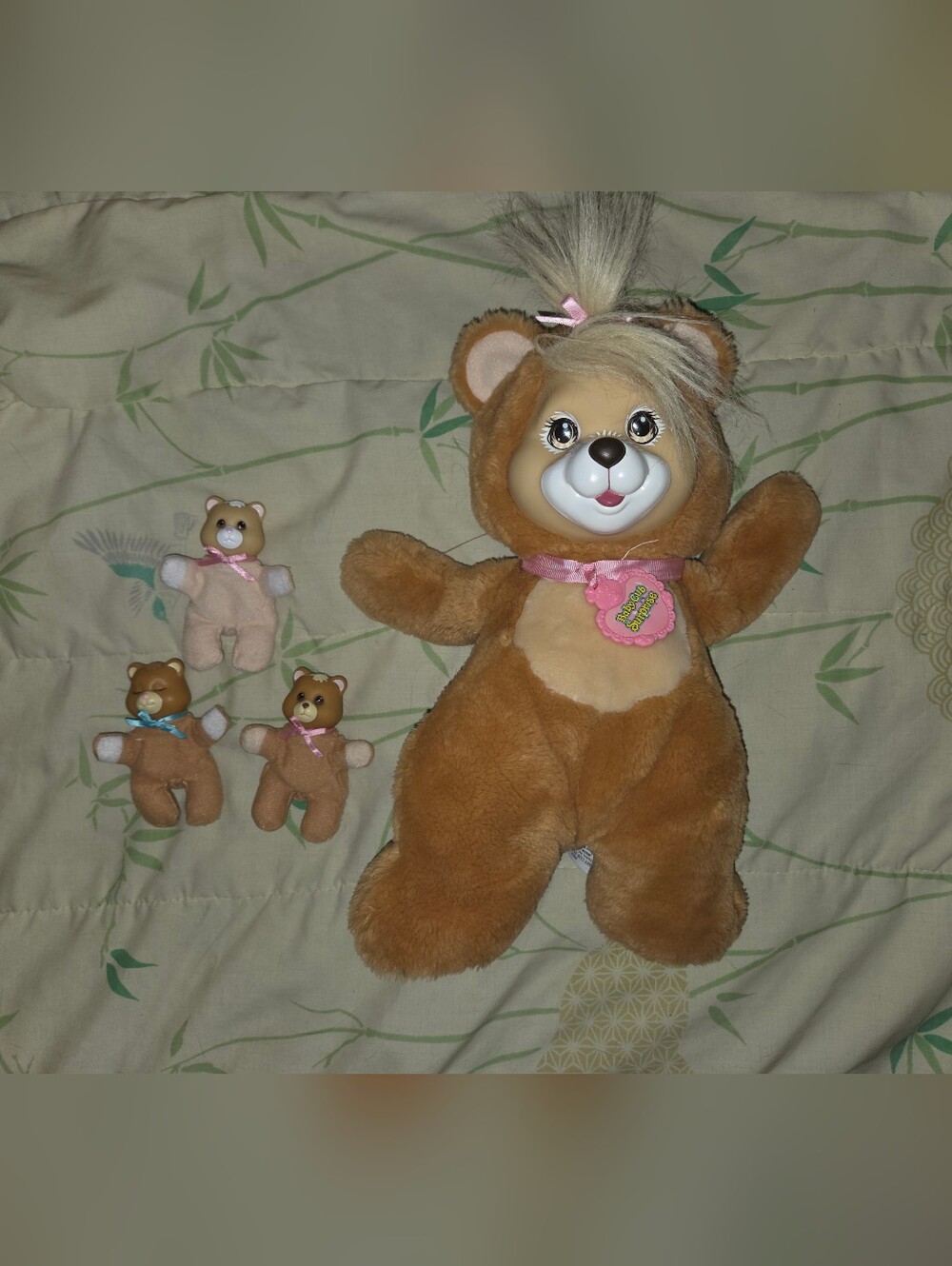 Vintage 1992 Puppy Suprise Cub Suprise set with 3 babies Rare